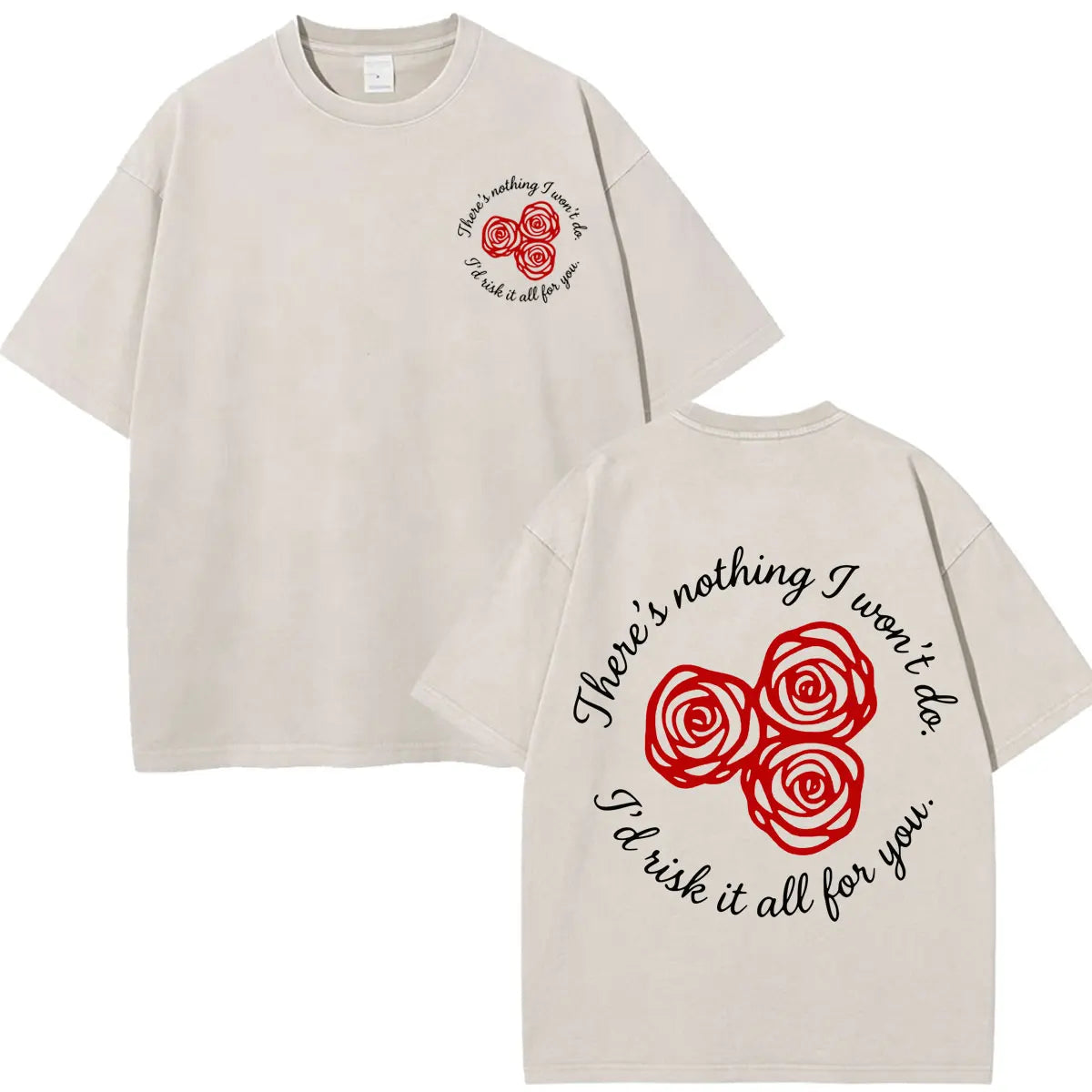 Bruno Mars The Romantic Tour 2026 Print Vintage Washed T-shirt Man Woman Fashion T-shirts Cotton Loose Casual Oversized T-shirts