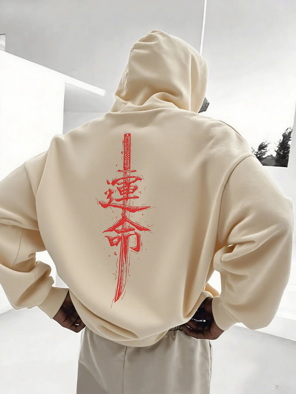 Korean-style Chinese-pattern Men Women Hoodie Outdoor Street Trend Casual Sports Hip-hop Spring Autumn Winter Sweatshirt Clothes