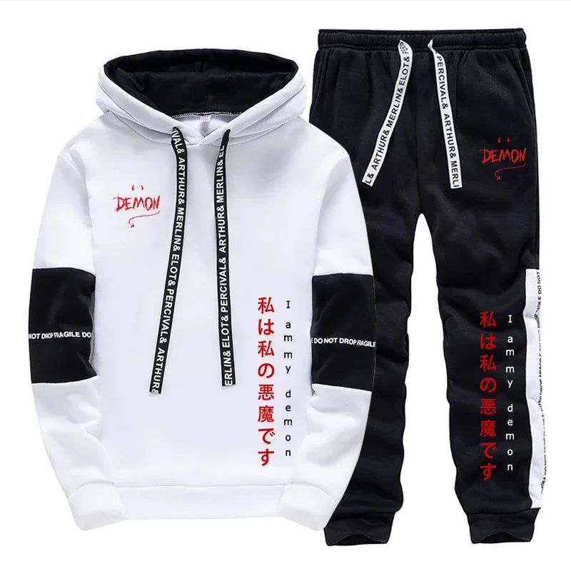 2026 New Arrival Hoodies and Sweatpants 2pcs Set Men/women Daily Casual Sports Hooded Outfit Autumn Unisex Fashion Jogging Suits