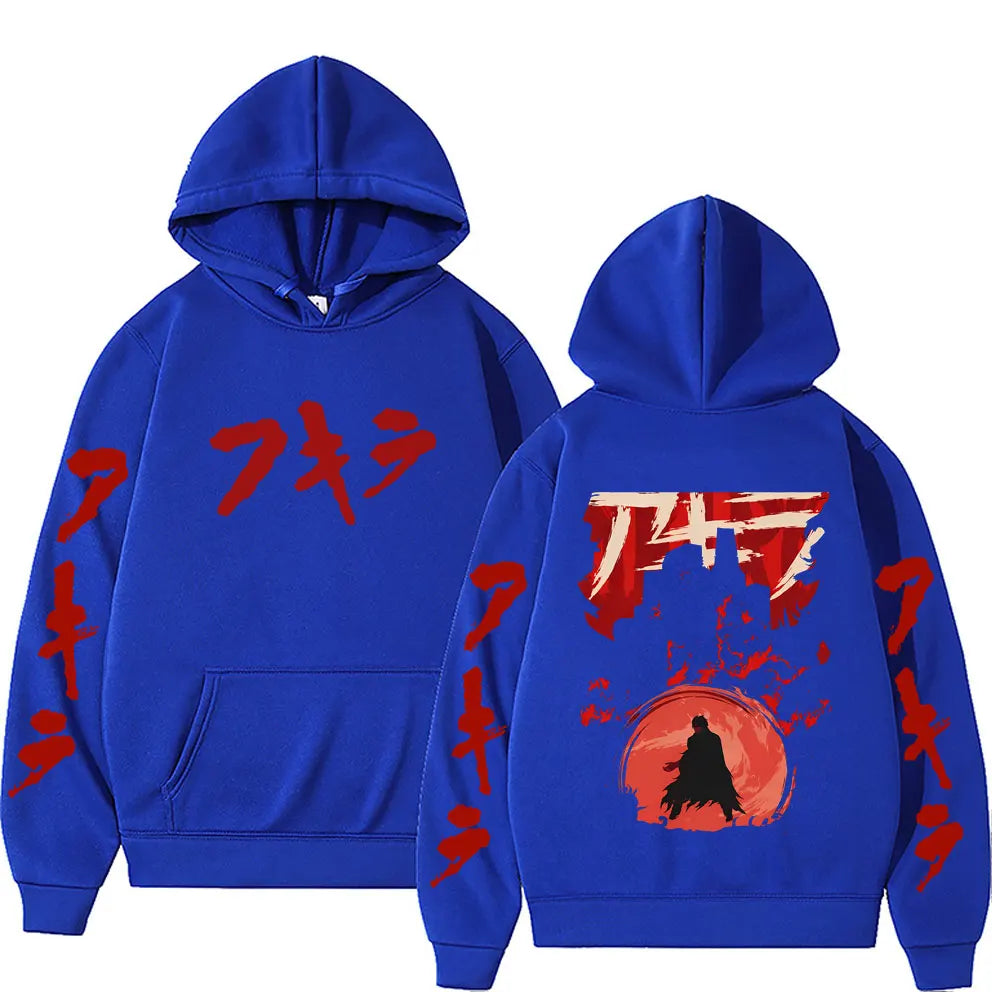 Anime Akira Hoodie Japanese Science Fiction Cartoon Movie Shotaro Kaneda Pullover Hoodies Male Manga Fashion Trend Sweatshirt