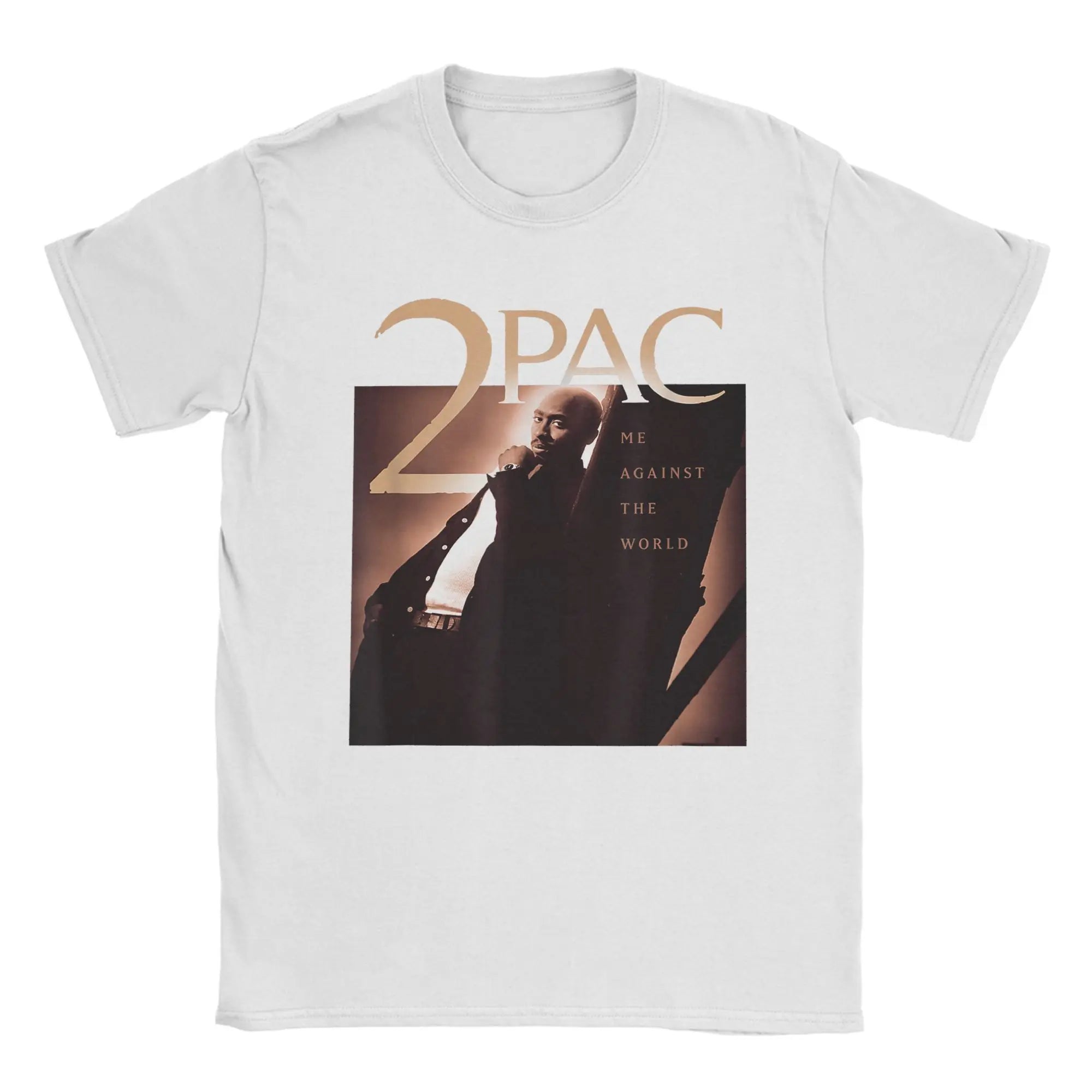 Rapper Tupac 2pac Graphic Printed (2) T-Shirts Men  Fashion 100% Cotton Tees O Neck Short Sleeve T Shirt Plus Size Clothes