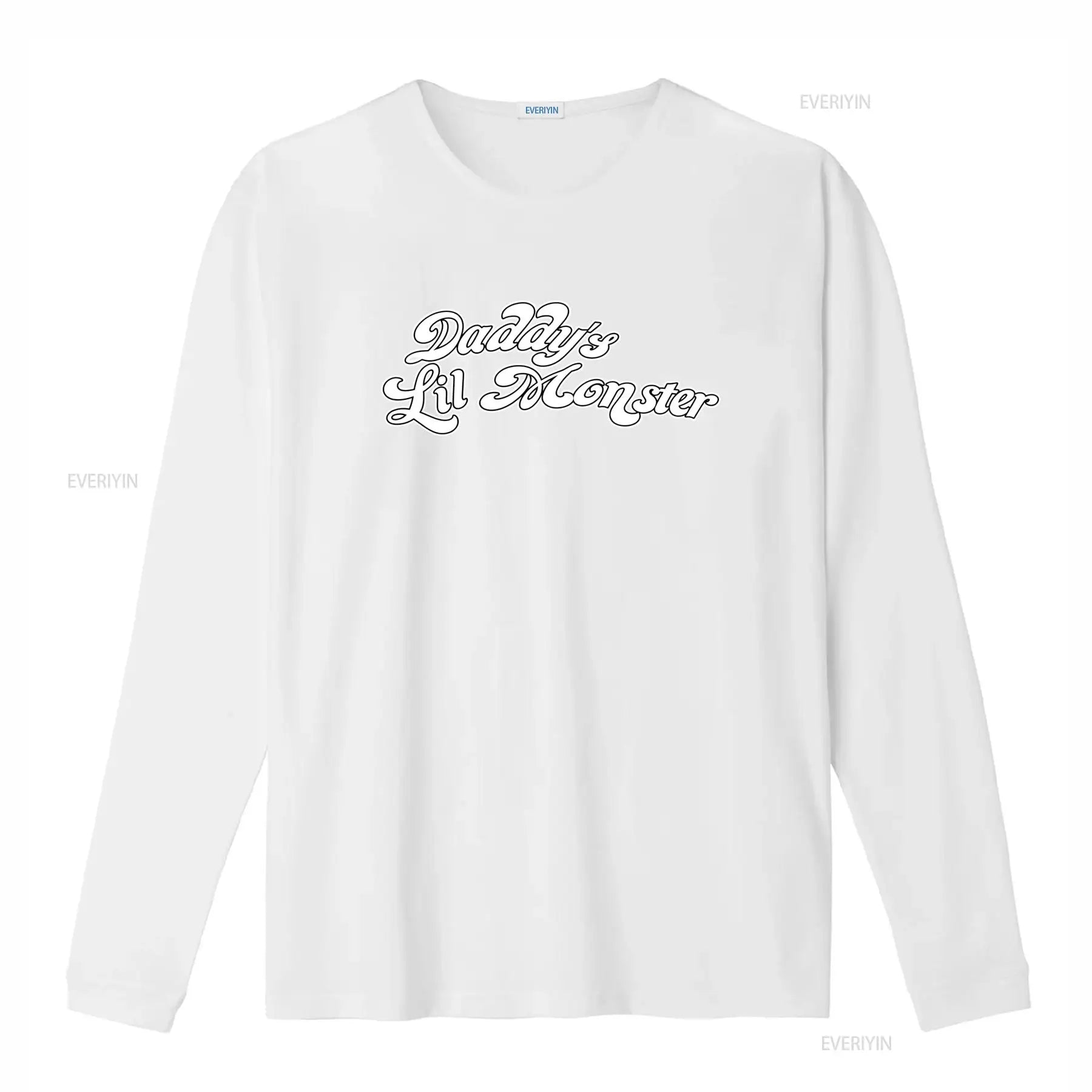Daddys Lil Monster Sayings Fun T Shirt Sizes S to 5XL vintage Washed designer clothes Versatile Comfortable fashion graphic