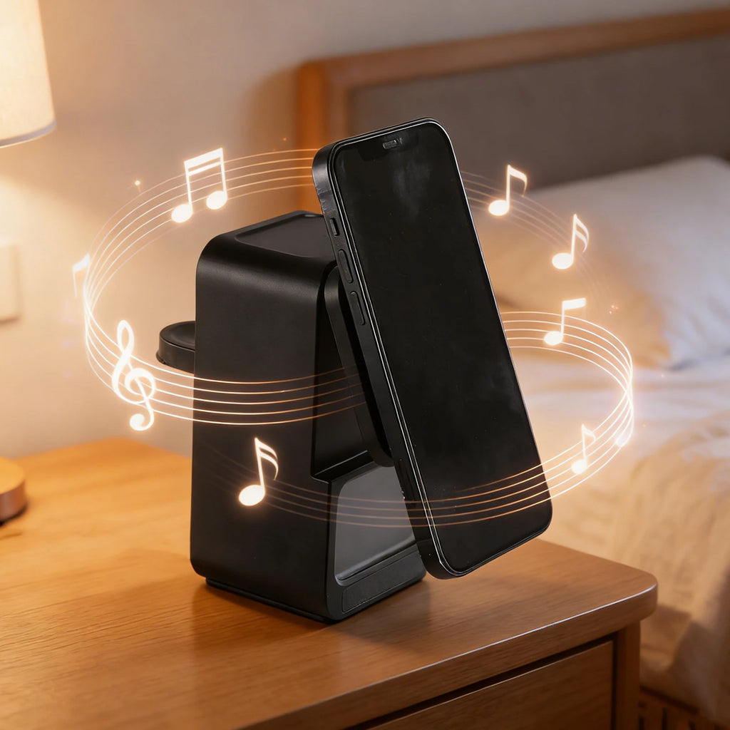 5 in 1 Bluetooth-Compatible Speaker Magnetic Charger 360° Adjustable Holder Magnetic Wireless Charger for iPhone Airpods Watch