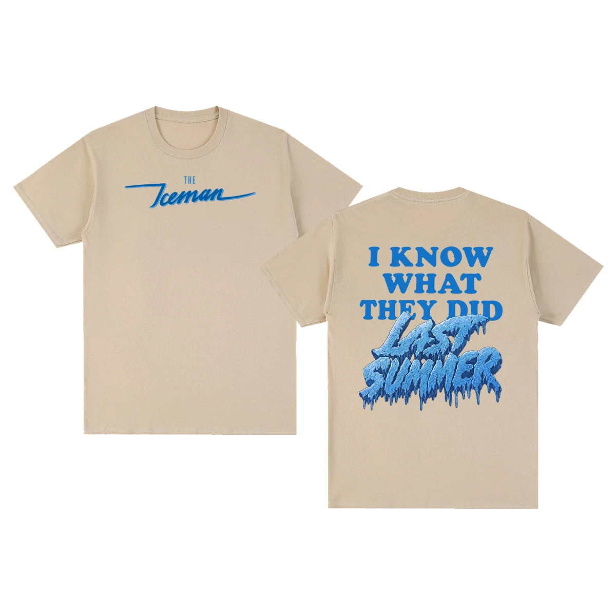 Drake ICEMAN Vintage T-shirt Merch Blue Streetwear Y2k Clothes Female Male Cotton Men T shirt New TEE TSHIRT Womens tops