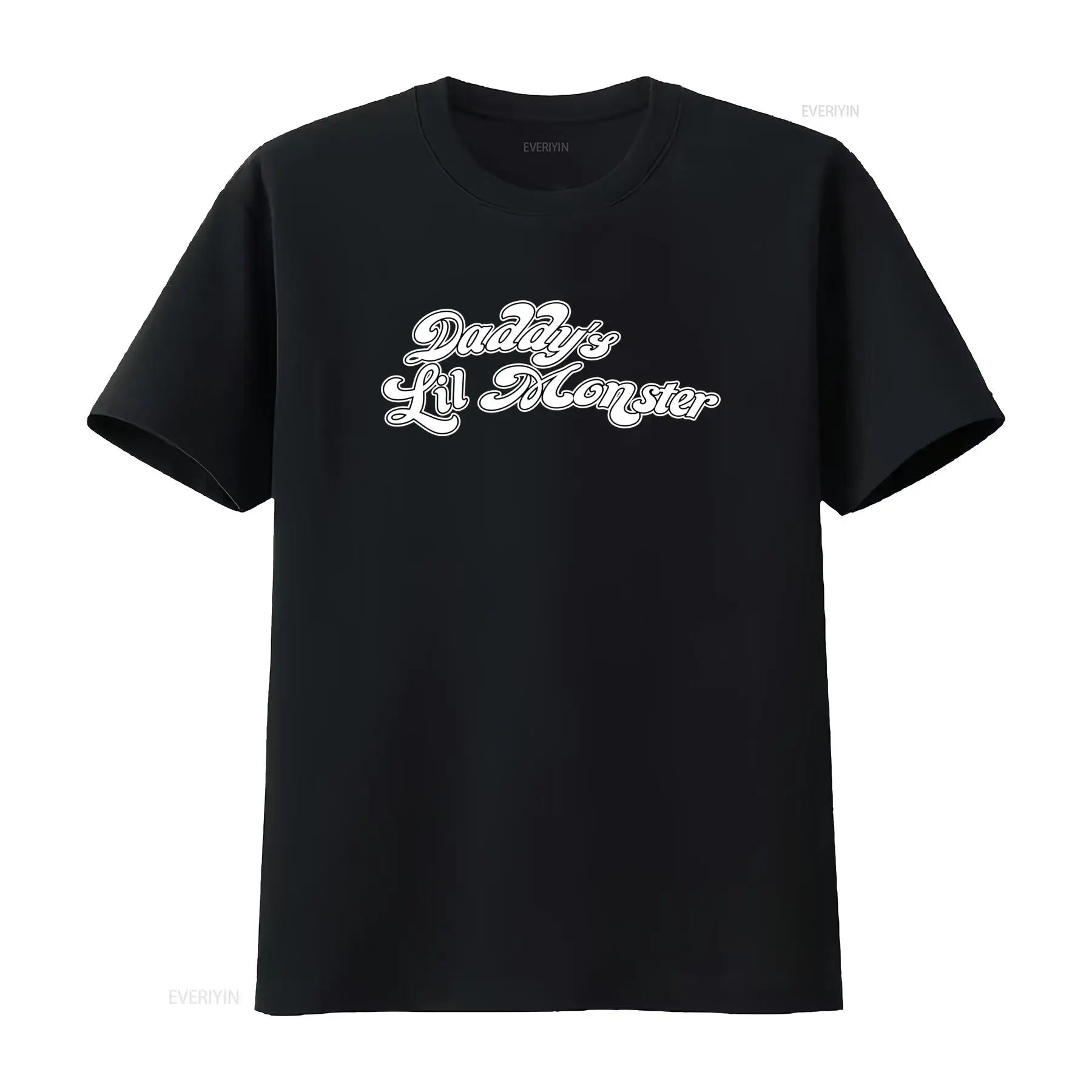 Daddys Lil Monster Sayings Fun T Shirt Sizes S to 5XL vintage Washed designer clothes Versatile Comfortable fashion graphic