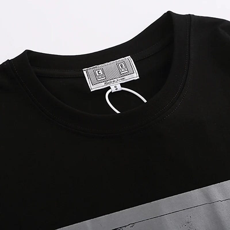 Cav Empt Japanese-style Trend Short-sleeved T Shirt Vintage Creative Print C.E Men's Women Round-neck T-shirts