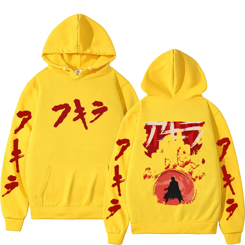 Anime Akira Hoodie Japanese Science Fiction Cartoon Movie Shotaro Kaneda Pullover Hoodies Male Manga Fashion Trend Sweatshirt