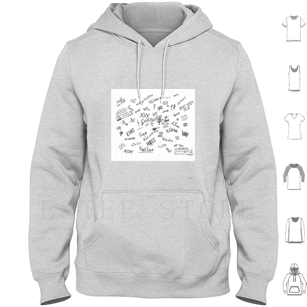 Signature Hoodies Long Sleeve Rapper Megan The Stallion Lil Durk Lil Uzi Vert Liluzi Playboi Playboi Carti Travis