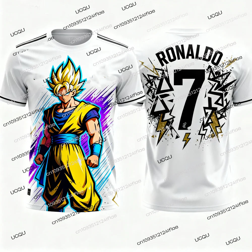 New 2026 Dragon Ball Z Goku/Vegeta Special Edition Soccer Jersey Ronaldo Man Soccer Jersey Special Edition Fan Jersey Set