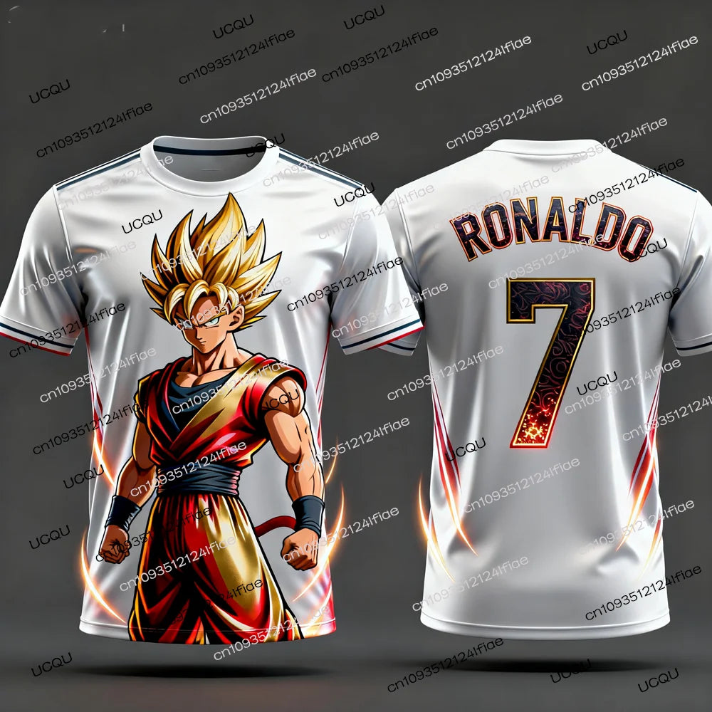 New 2026 Dragon Ball Z Goku/Vegeta Special Edition Soccer Jersey Ronaldo Man Soccer Jersey Special Edition Fan Jersey Set