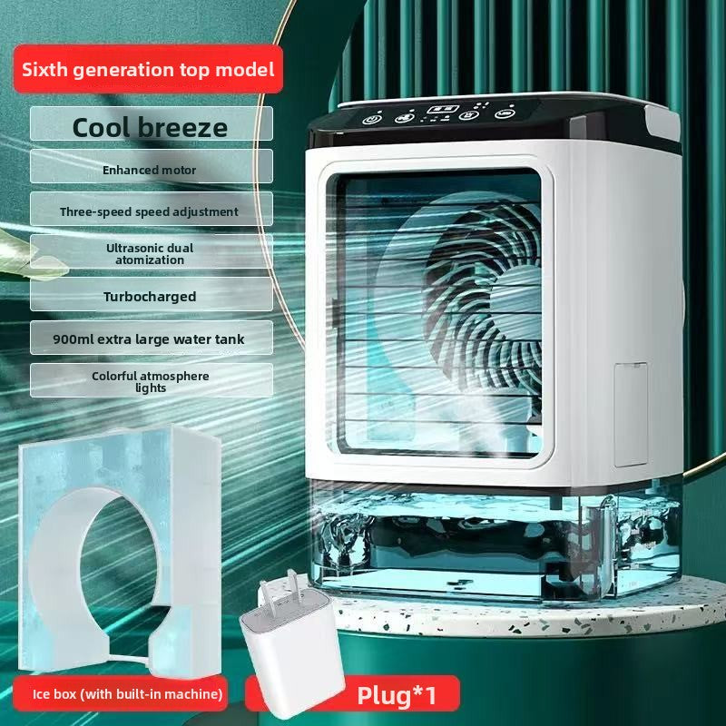 Portable USB Air Cooling Fan with Humidifying Function