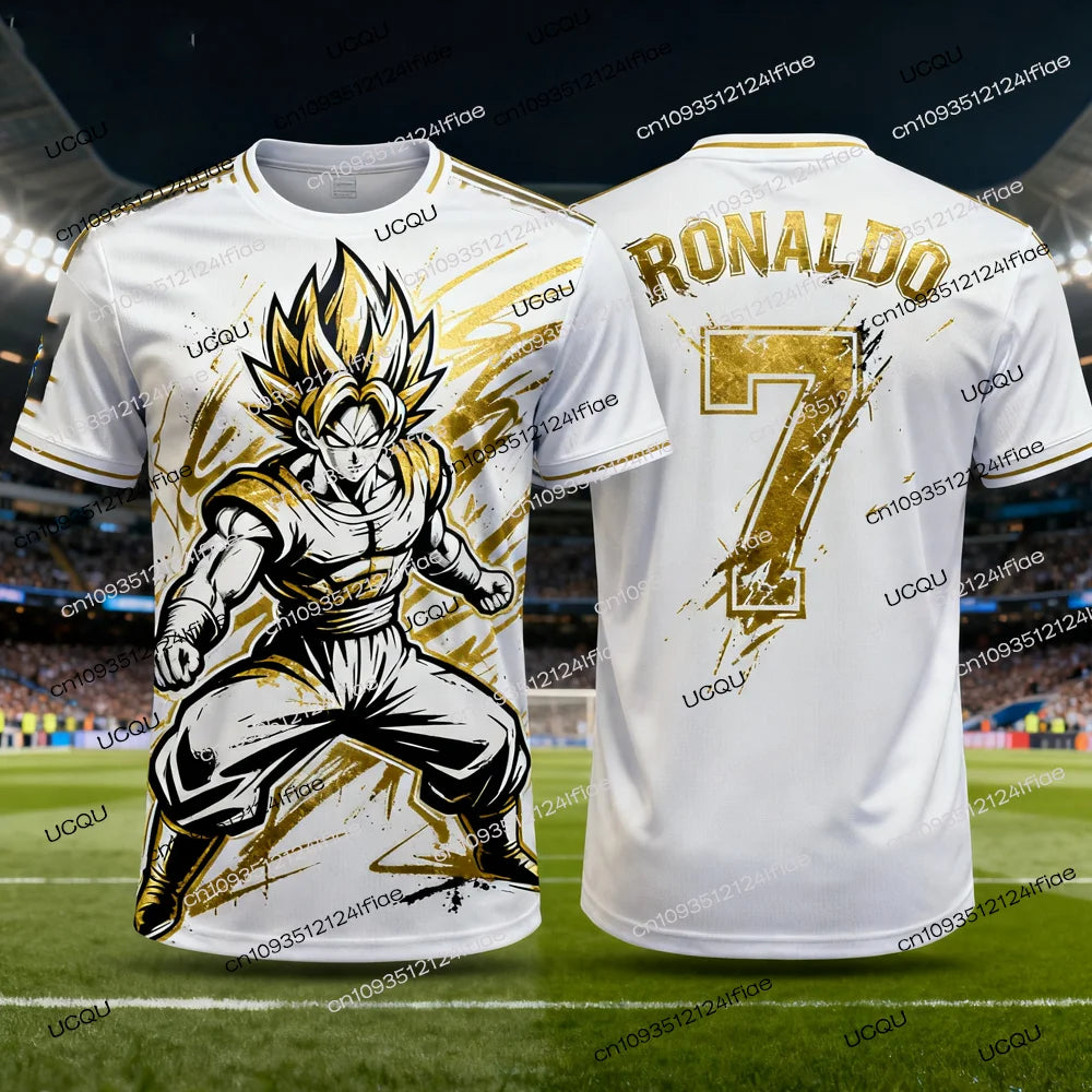 New 2026 Dragon Ball Z Goku/Vegeta Special Edition Soccer Jersey Ronaldo Man Soccer Jersey Special Edition Fan Jersey Set
