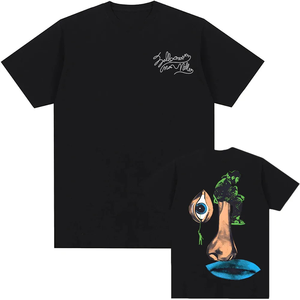 Macc Miller Balloonerism Tshirt Cotton High Quality Summer Tee-shirt Ropa Hombre Camisetas Short Sleeve O-neck Men Women T-shirt