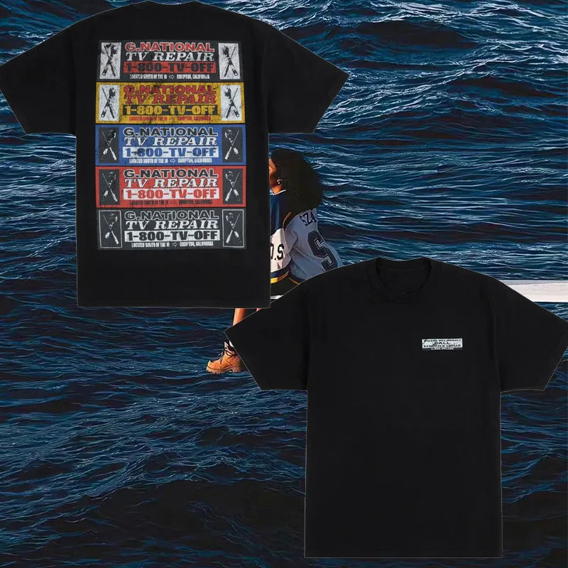 2025 SZA MARIAS Lamar TShirt Grand National Tour Men and Women Clothing Oversize Vintage Unisex High Quality Cotton Clothes