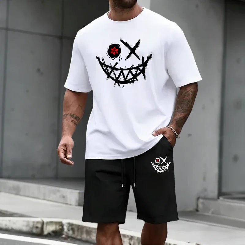 2026 Summer Men's Set T-shirt&shorts Urban Casual Fashion Short Sleeeve Outfits Streetwear Home Outdoor Comfort T-Shirts Co-ords - Desert aura