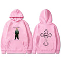 Rapper Tupac 2pac Cross Hoodie Men Women Hip Hop Fashion Vintage Streetwear Male Casual Fleece Cotton Oversized Pullover Hoodies