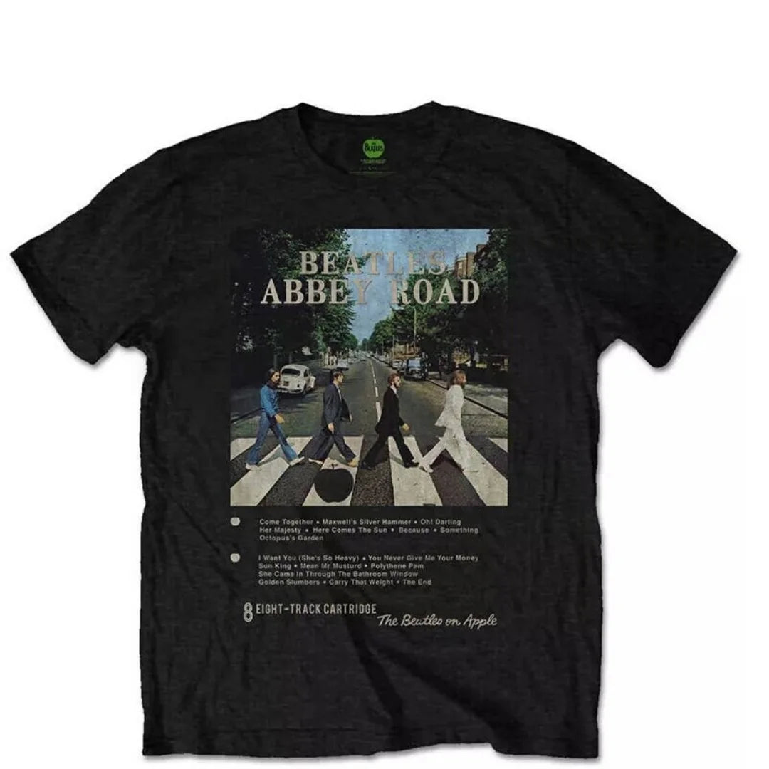 1970 The Beatles Abbey Road - Lennon's Retro T-shirt Spring Sports Pure Cotton Men's T-Shirt Children's Clothing Tee Y2k Woman