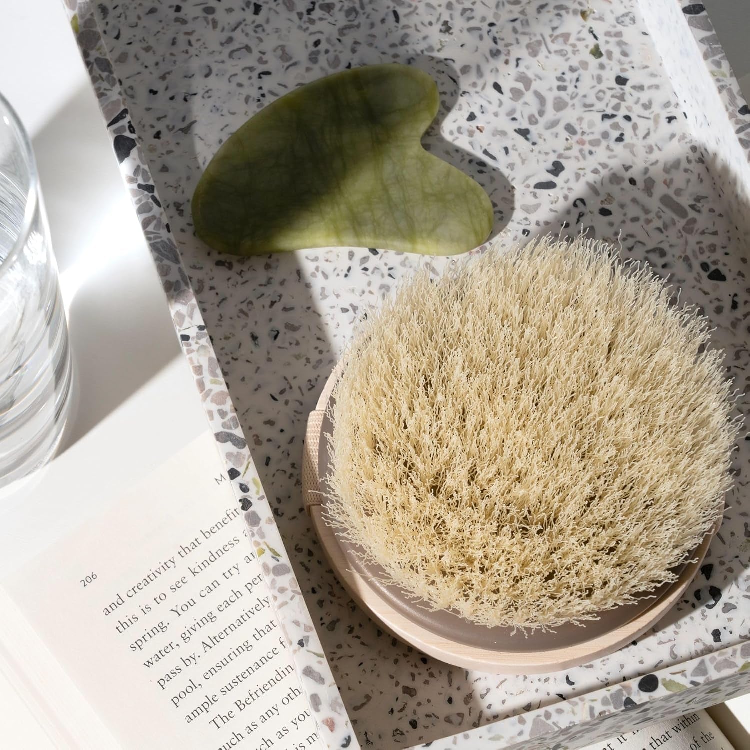 Dry Body Brush, Cruelty-Free Bristles Exfoliate & Smooth Skin, Dry Brushing Removes Flaky Skin, May Help Improve Circulation & Tone, Vegan & Cruelty-Free, 1 Count