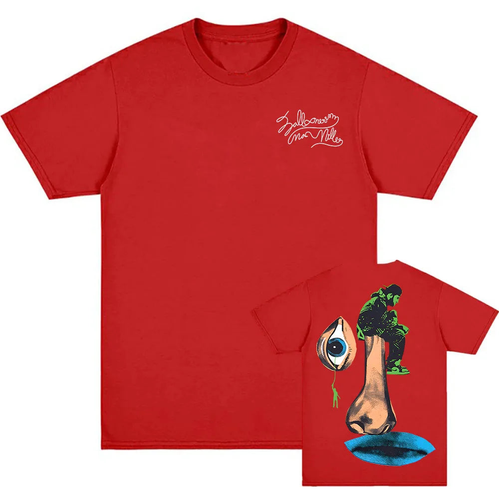 Macc Miller Balloonerism Tshirt Cotton High Quality Summer Tee-shirt Ropa Hombre Camisetas Short Sleeve O-neck Men Women T-shirt