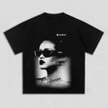 Rihanna Black & White Sunglasses Portrait Graphic T Shirt Men Women Retro R&B Pop Cotton Short Sleeve Streetwear Tee