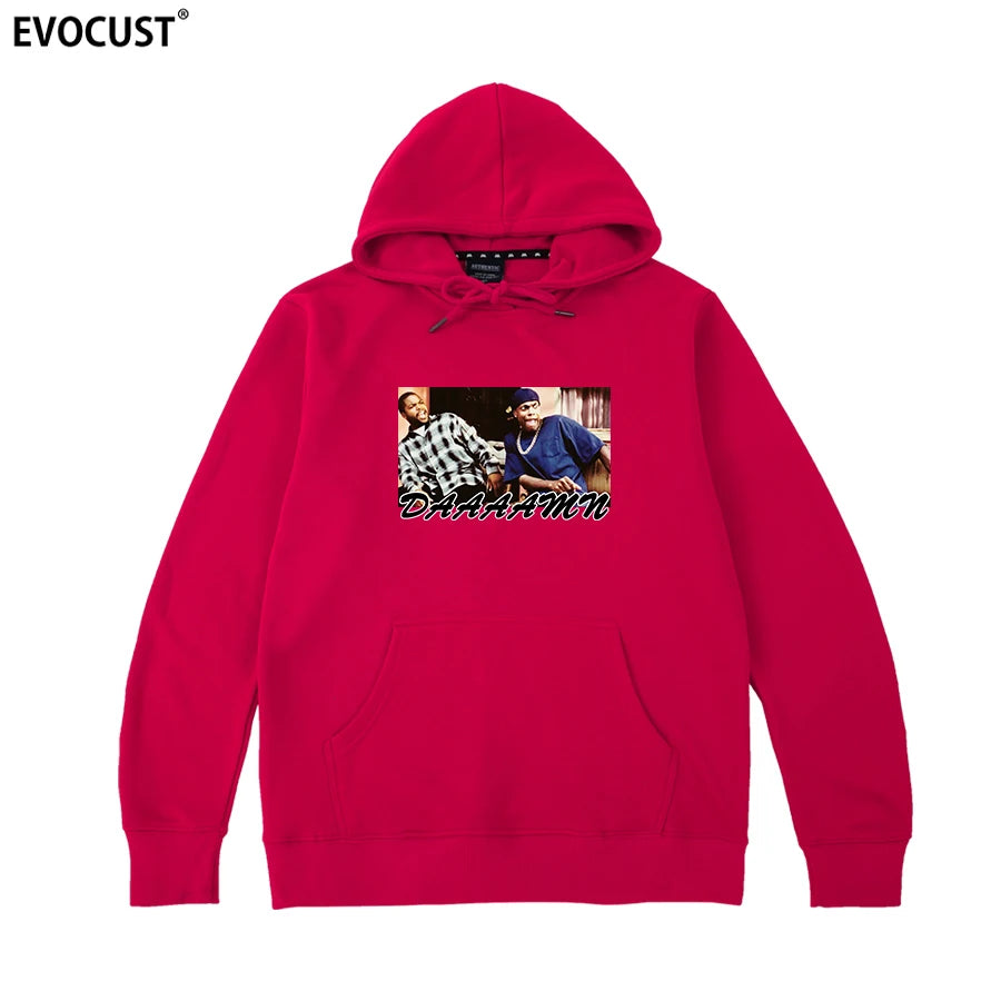 DAAAAMN Ice Cube 2Pac Hiphop Vintage Dr Dre Eazy E Dj Yella Mc Ren Hip Hop Cartoon Hoodies Sweatshirts men women unisex Cotton