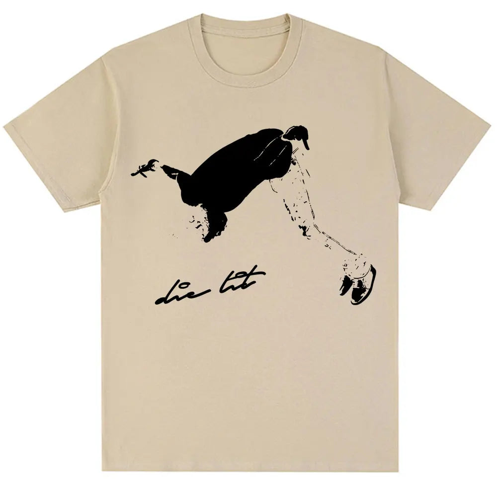 Rapper Playboi Carti Die Lit Garment Dyed T Shirts I Am Music Hip Hop Vintage Short Sleeve Women Oversized Cotton Punk T-Shirts