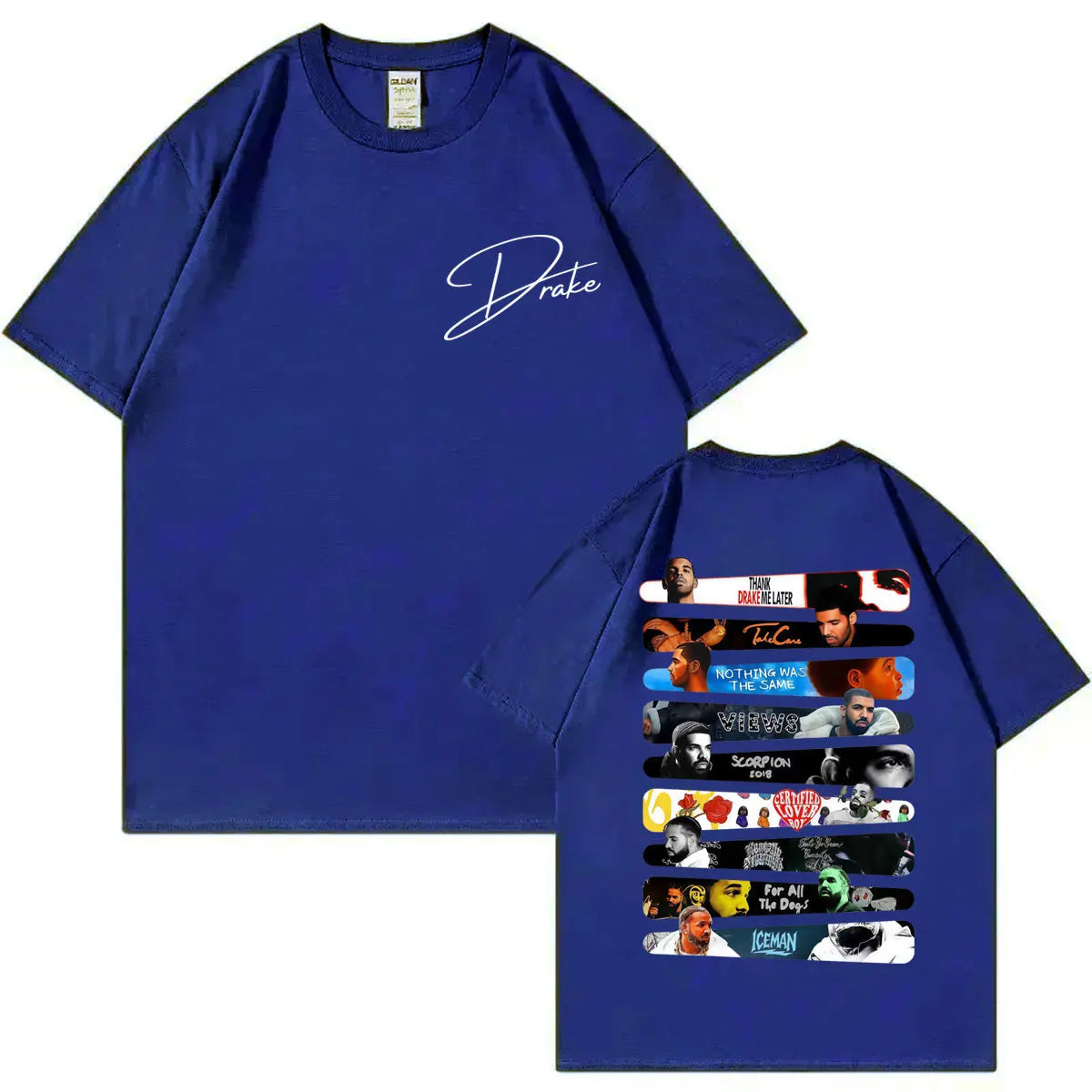 Rapper Drake Album Graphic T Shirts Men Women Clothing Fashion Hip Hop Short Sleeve T-shirts Summer Casual Loose Cotton T-shirt