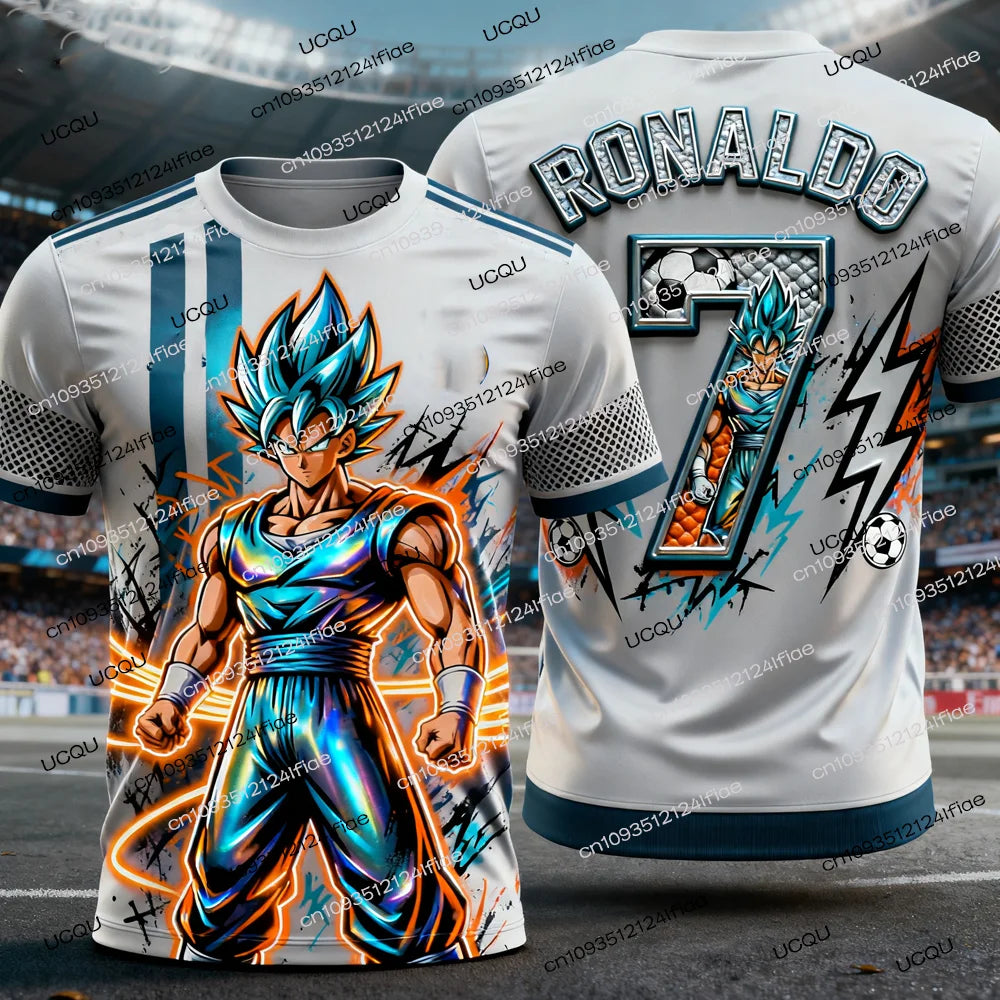 New 2026 Dragon Ball Z Goku/Vegeta Special Edition Soccer Jersey Ronaldo Man Soccer Jersey Special Edition Fan Jersey Set