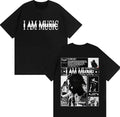 Rapper Playboi Carti I AM MUSIC Album Logo T Shirts for Men Harajuku Hip Hop Vintage T Shirt Casual Comfort pure Cotton T-shirts