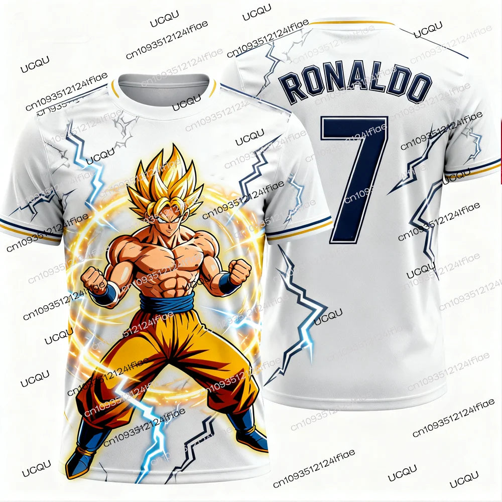 New 2026 Dragon Ball Z Goku/Vegeta Special Edition Soccer Jersey Ronaldo Man Soccer Jersey Special Edition Fan Jersey Set