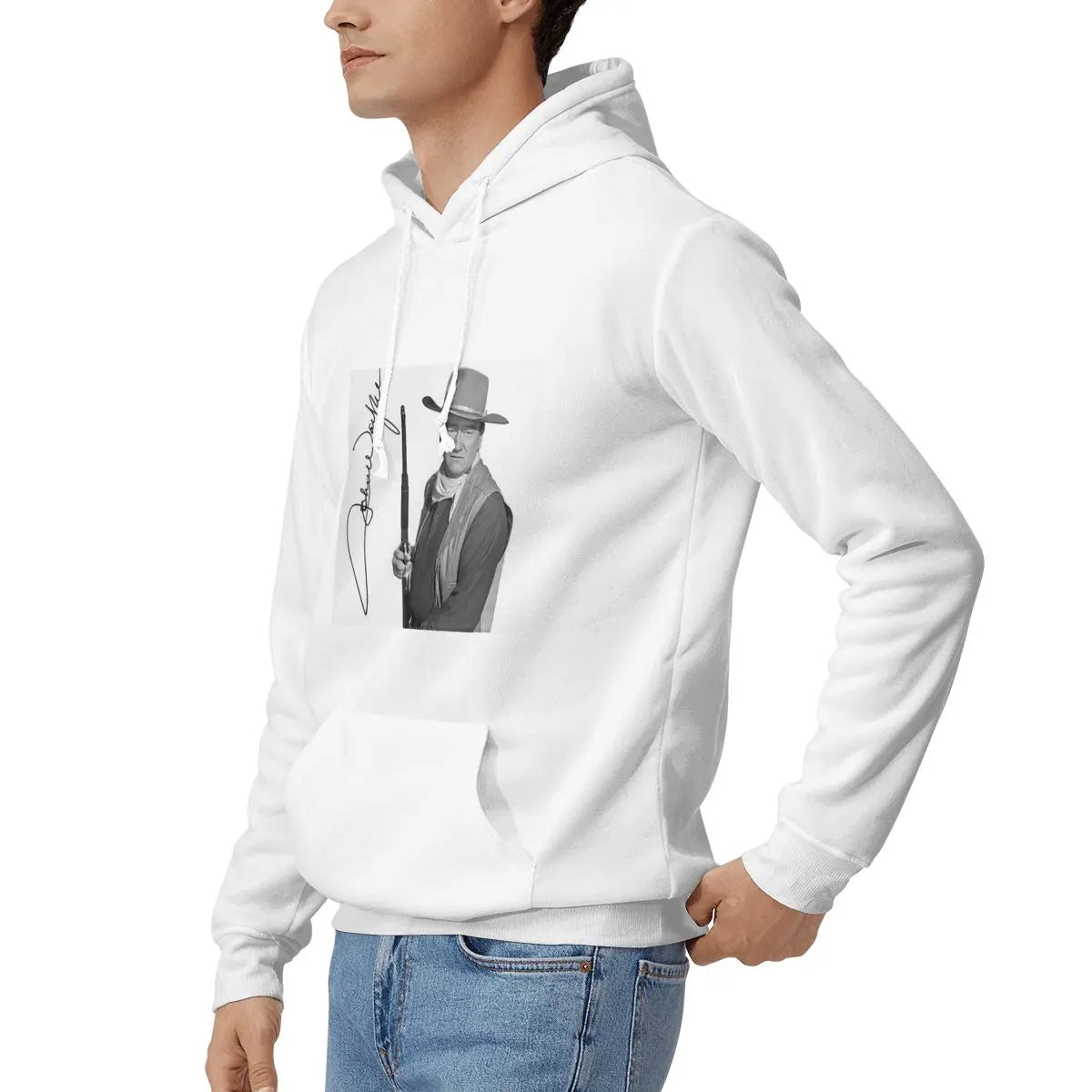 John Wayne Signature The Duke Hoodies Men's Women Casual Pullover Sweatshirt Harajuku Long Sleeve Streetwear Autumn Winter