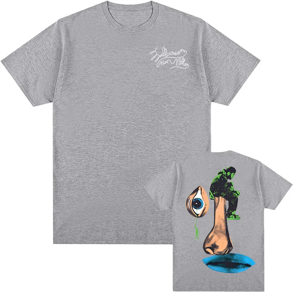 Macc Miller Balloonerism Tshirt Cotton High Quality Summer Tee-shirt Ropa Hombre Camisetas Short Sleeve O-neck Men Women T-shirt