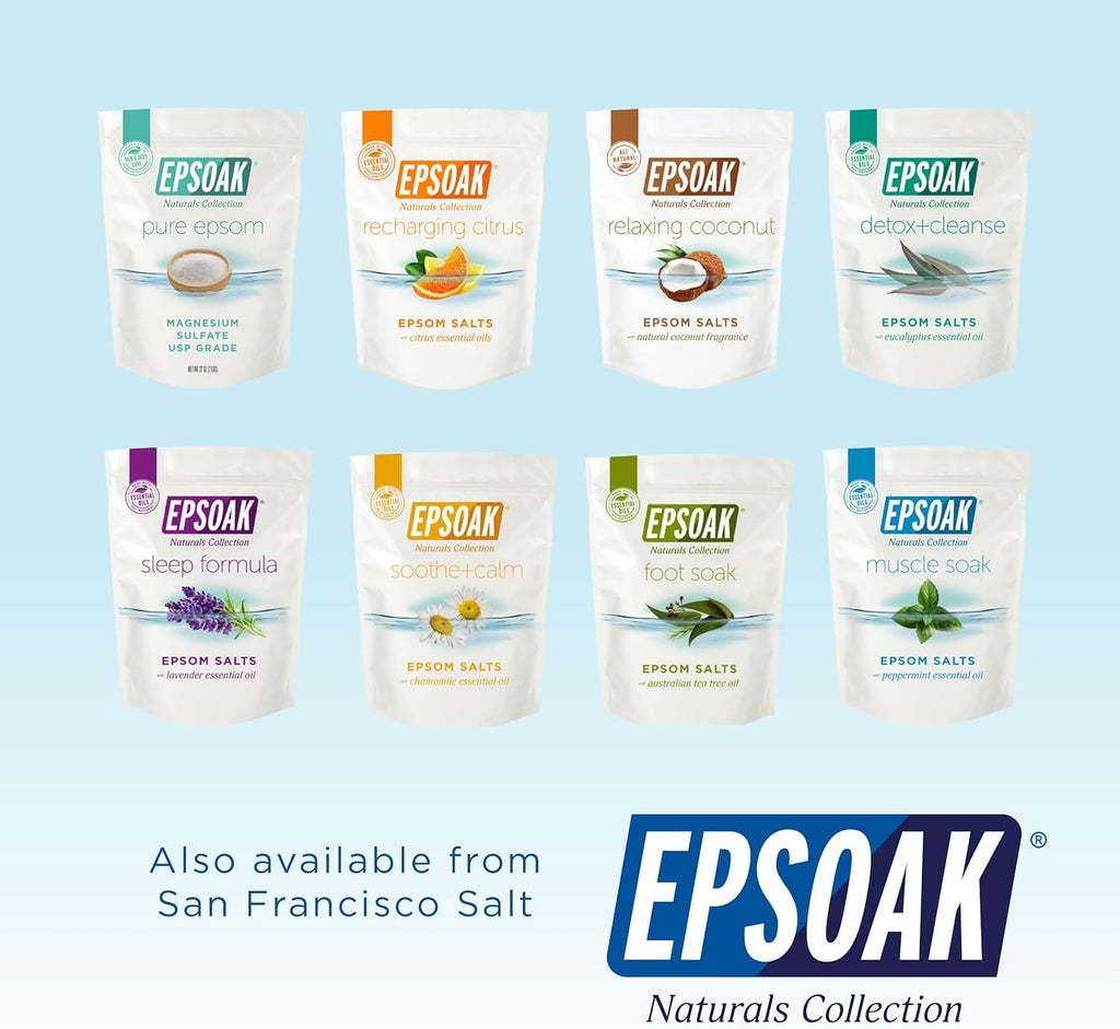 Fine Grain Dead Sea Salt for Bath & Soaking – 19 Lbs, Fast-Dissolving, 100% Pure & Natural, Unscented, Skin-Nourishing Bulk Sea Salt