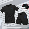 Male Daily Sports Training Short Sleeve Jogger Suit T-shirt & Shorts 2026 New Arrival Men's Set Summer Casual Fashion Sportswear