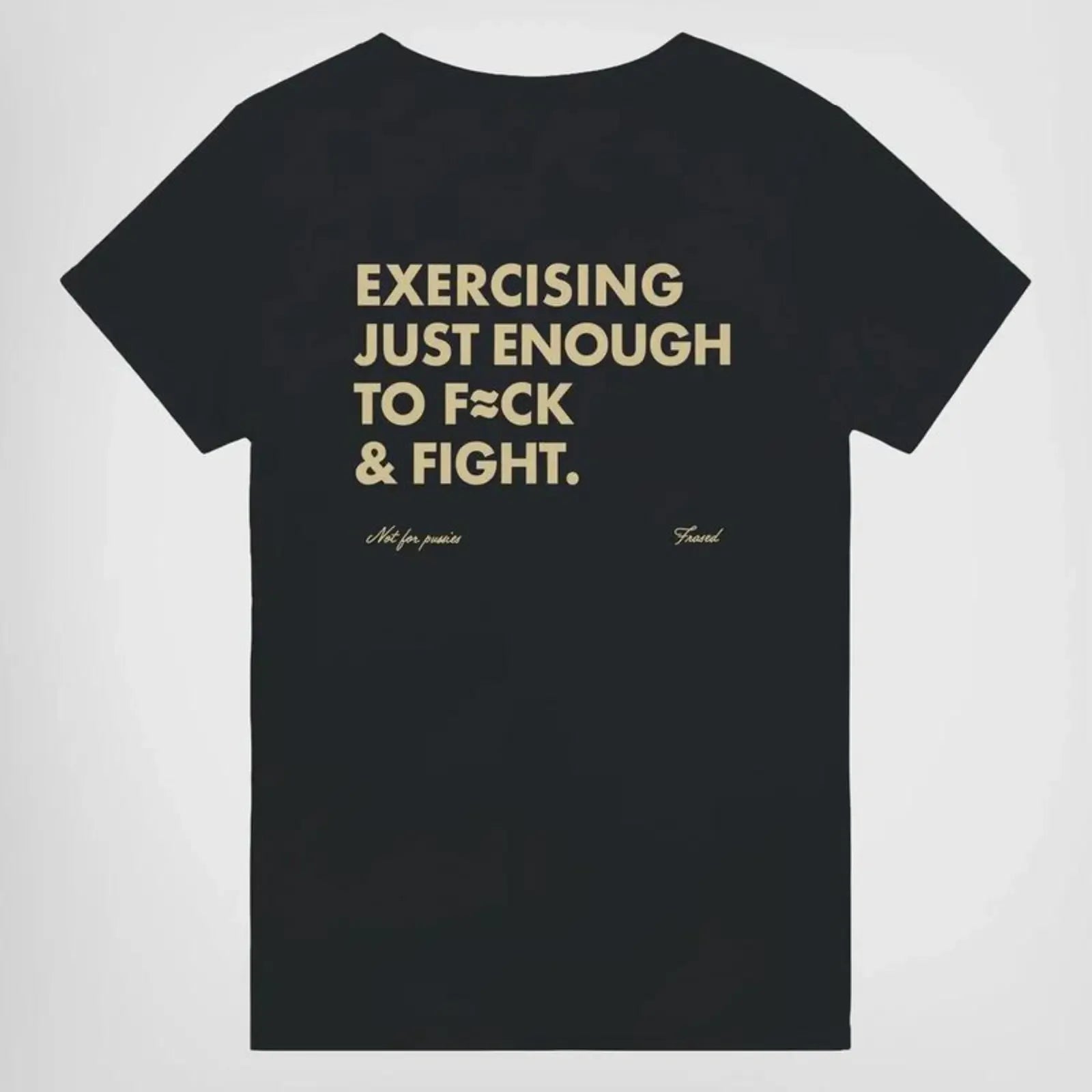 EXERCISING JUST ENOUGH TO F≈CK & FIGHT Funny Shirt for Men & Women, Gift for Her and Him Unisex T-shirt For Man And Woman, Tshir