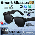 3600mAh Power Bank Smart Glasses 800W 4K HD Pixel 32GB Translation Bluetooth Music Ultra AI Smart Glasses with video camera 2026