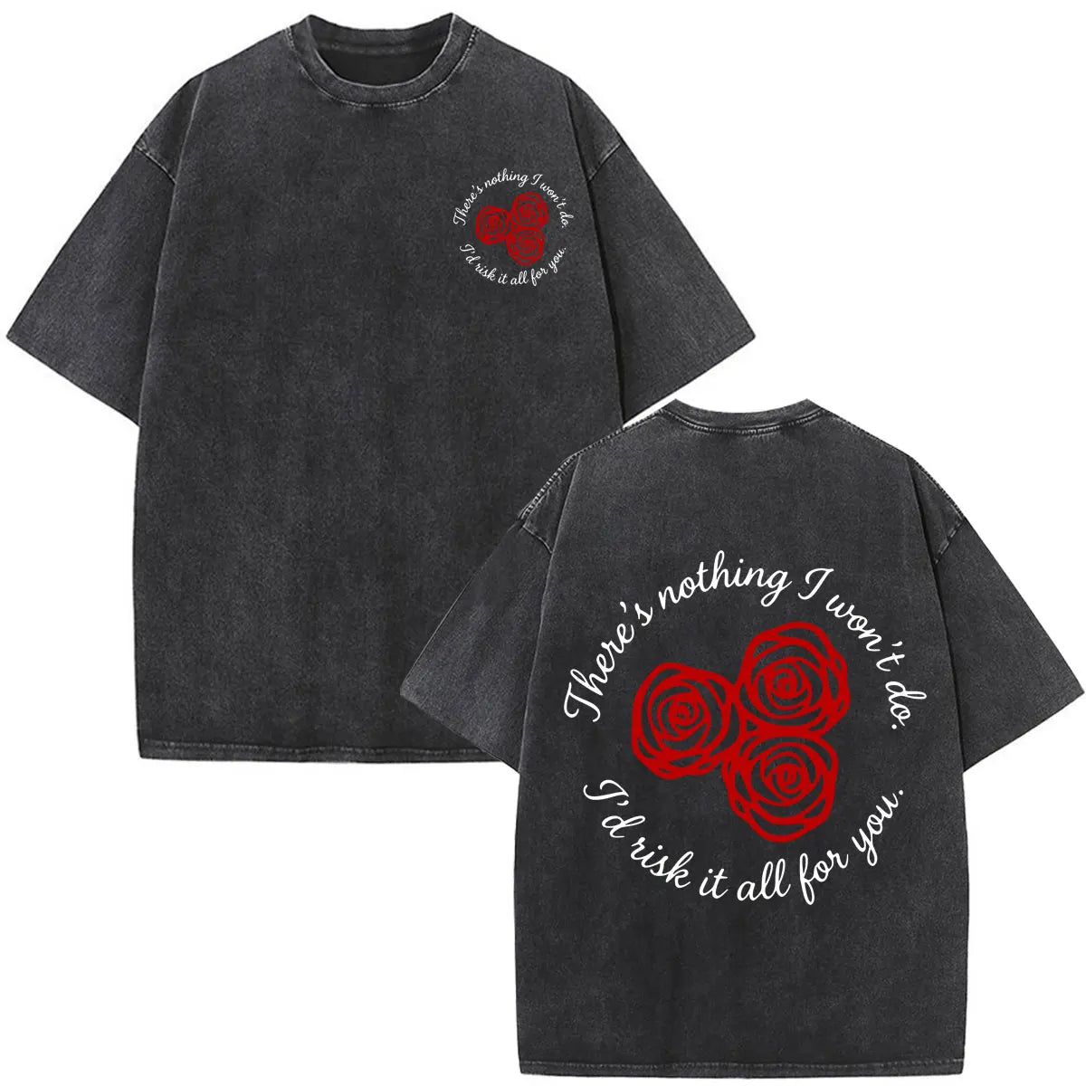 Bruno Mars The Romantic Tour 2026 Print Vintage Washed T-shirt Man Woman Fashion T-shirts Cotton Loose Casual Oversized T-shirts