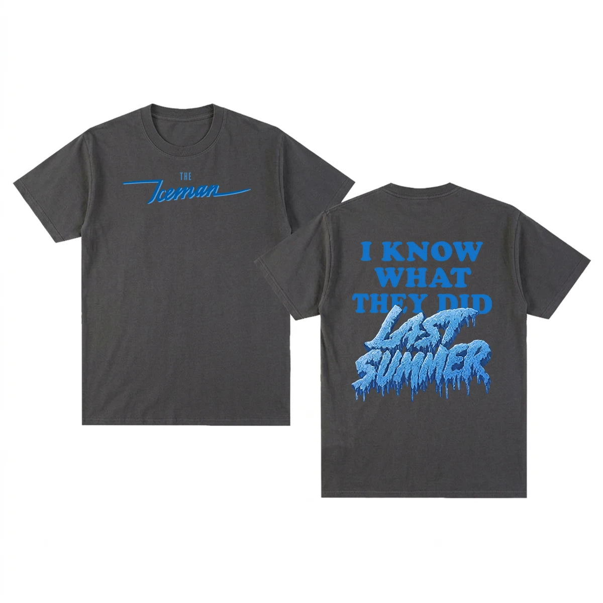 Drake ICEMAN Vintage T-shirt Merch Blue Streetwear Y2k Clothes Female Male Cotton Men T shirt New TEE TSHIRT Womens tops
