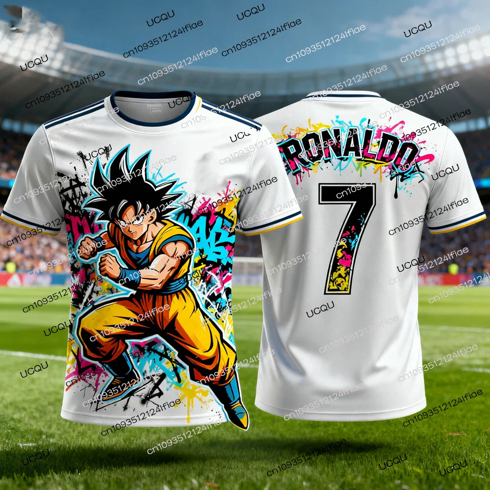 New 2026 Dragon Ball Z Goku/Vegeta Special Edition Soccer Jersey Ronaldo Man Soccer Jersey Special Edition Fan Jersey Set