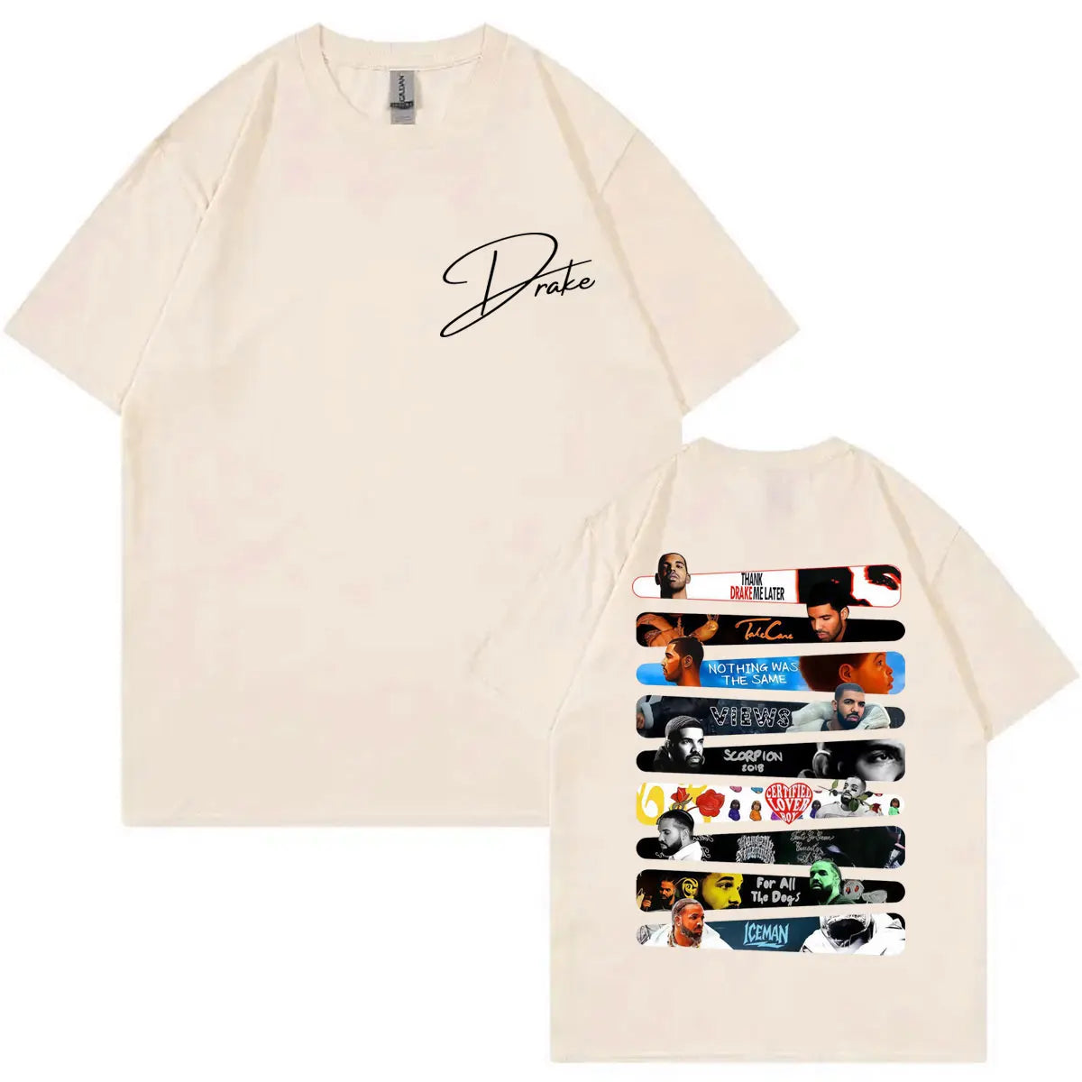 Rapper Drake Album Graphic T Shirts Men Women Clothing Fashion Hip Hop Short Sleeve T-shirts Summer Casual Loose Cotton T-shirt