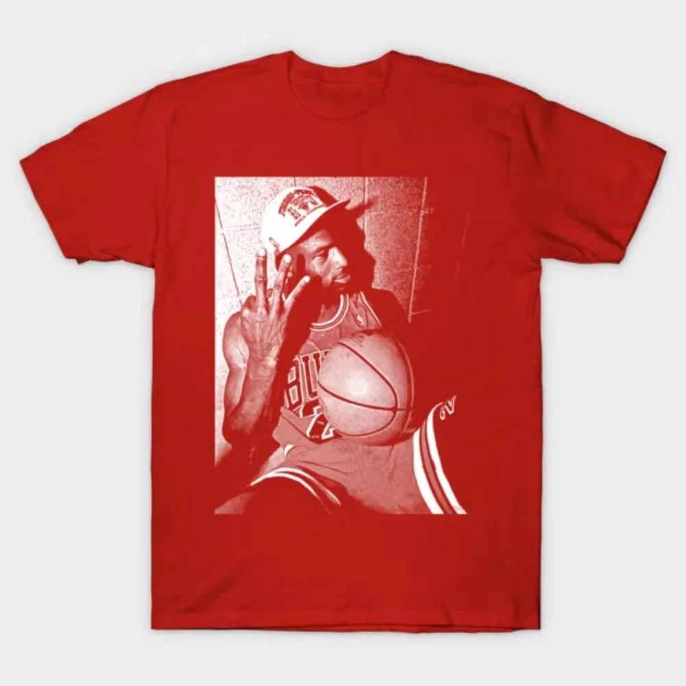 2026 Michael Jordan Basketball New Men's T-Shirt Unisex O-Neck Cotton Short Sleeve Oversized Fashion Popular Tee Fans Gifts