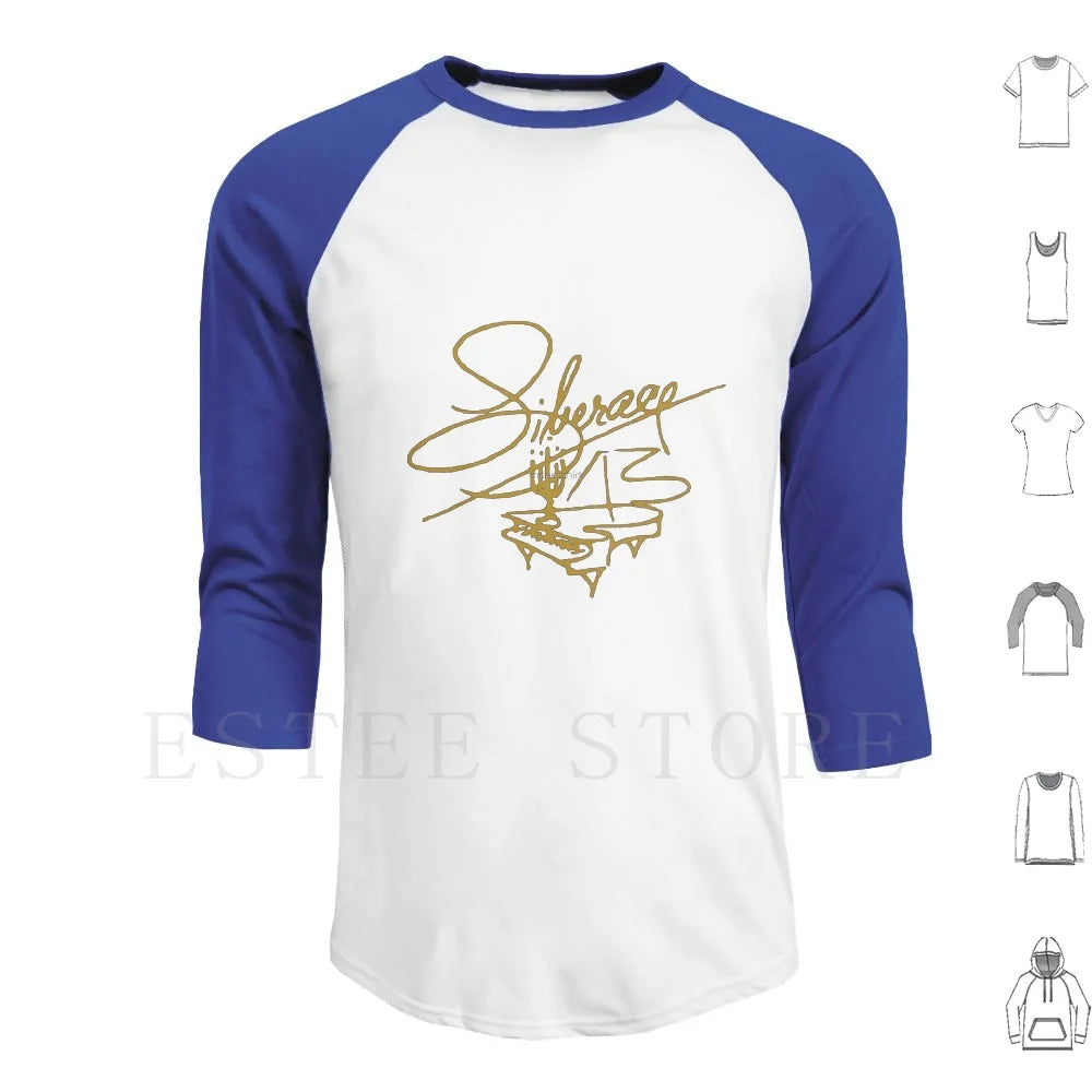 Liberace " Signature " Hoodies Long Sleeve Liberace Signature Piano Music Icon Flaming
