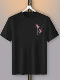 Men's short-sleeved 100% cotton T-shirt with a Japanese Tokyo island sunset print Suitable as a holiday gift for both men  women