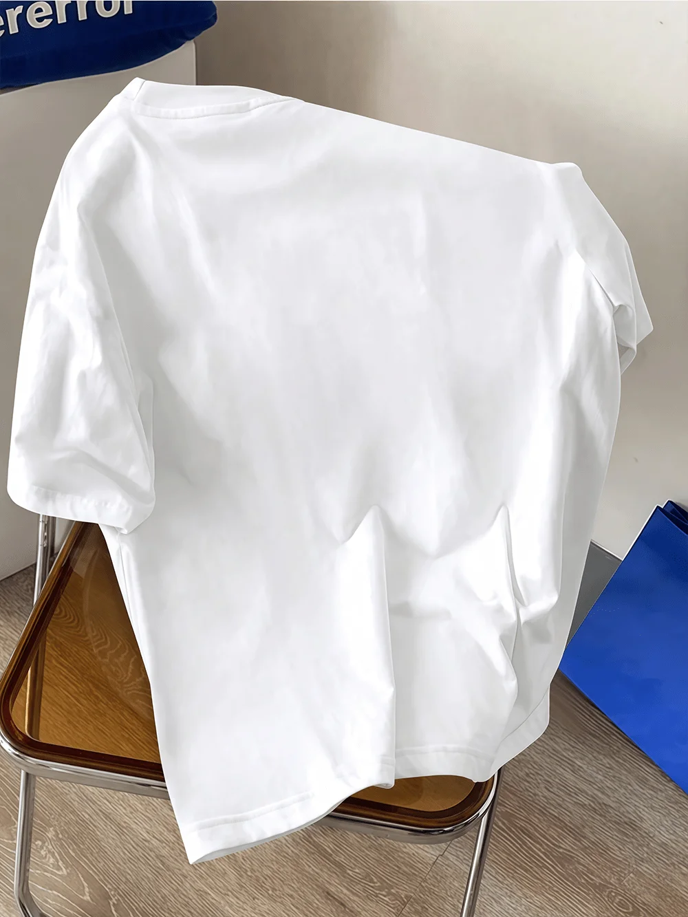 Los Angeles Vintage Print T-Shirt Unisex Loose Cotton White Short Sleeve Casual Top