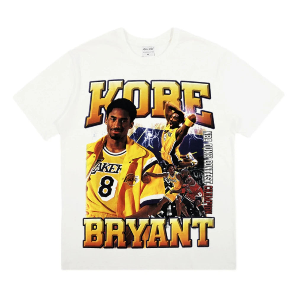 Klassieke basketbalster Kobe Bryant mannen vrouwen T-shirt print tshirt kleding streetwear tee katoen oversized Y2k hiphop zomer