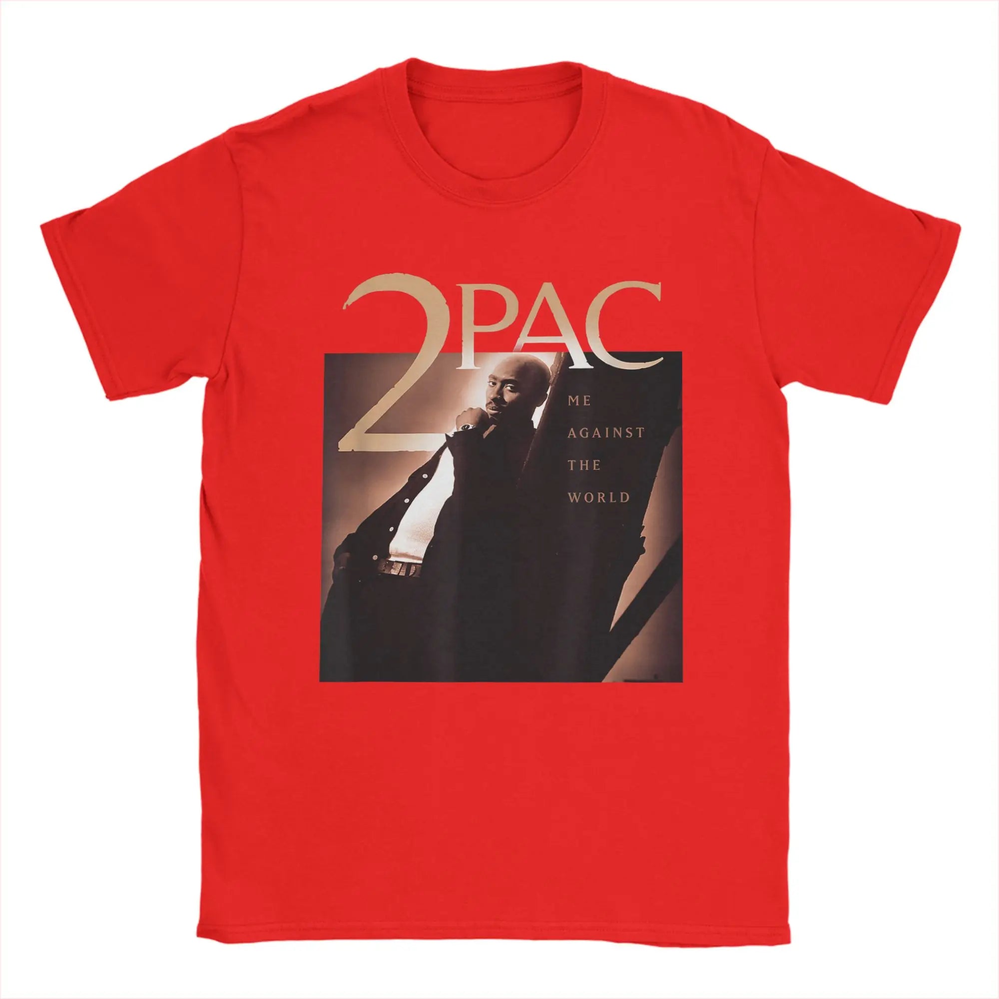 Rapper Tupac 2pac Graphic Printed (2) T-Shirts Men  Fashion 100% Cotton Tees O Neck Short Sleeve T Shirt Plus Size Clothes