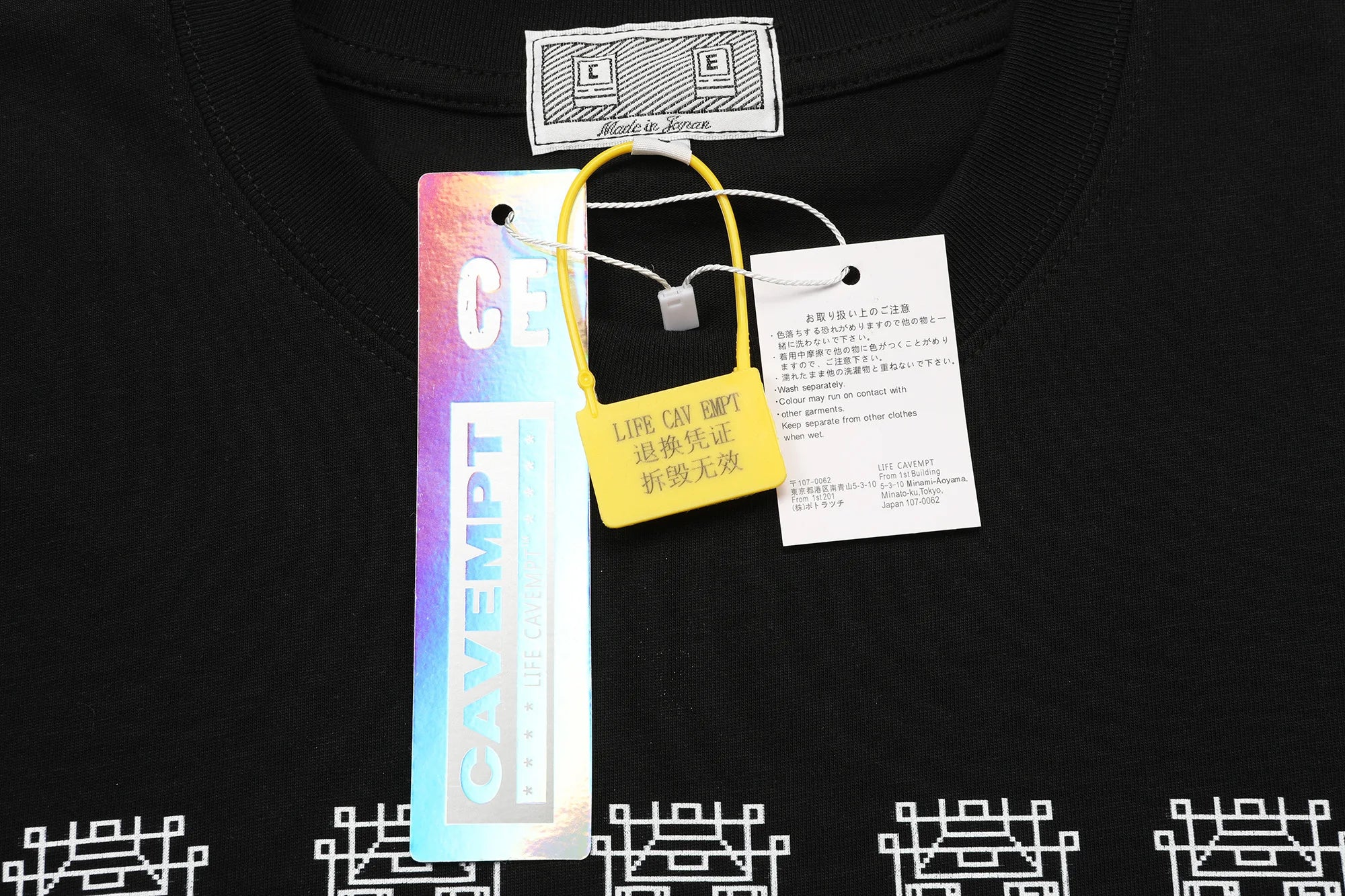 26ss Cav Empt Vintage T-Shirt Men Women Best Quality CavEmpt Character Print Patterns Top T Shirt Tee