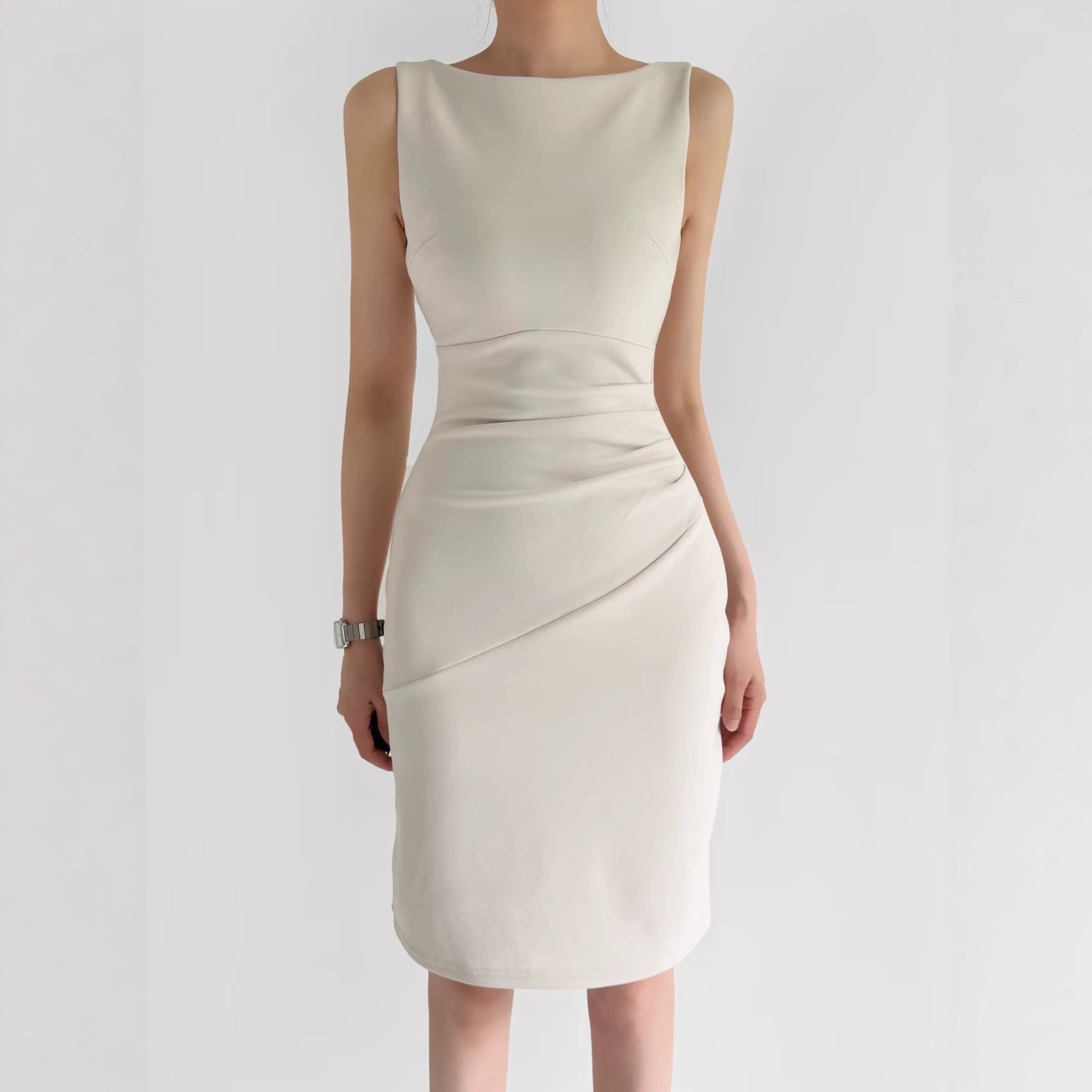 Bodycon Backless Midi Dress
