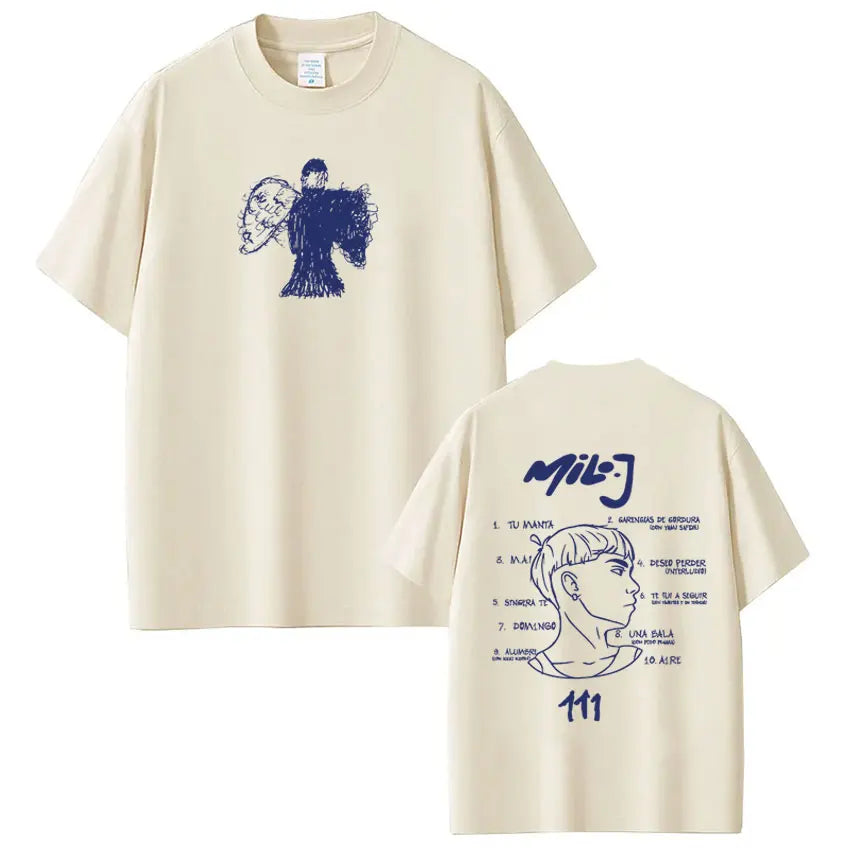Rapper Milo  J Fashion Graphic T-shirt Men Women Hip-hop Loose T-shirt Short-sleeved Casual Harajuku Vintage Oversized T-shirts