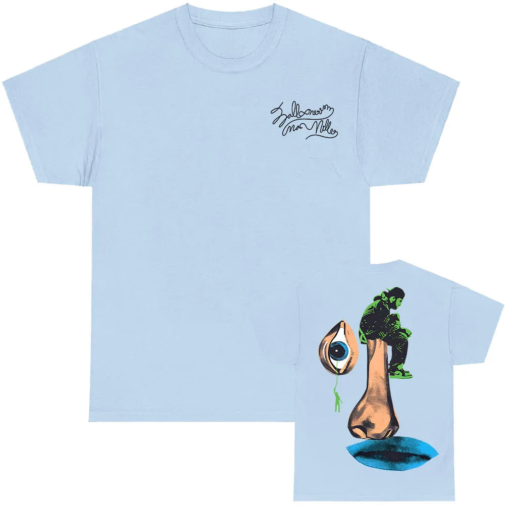 Macc Miller Balloonerism Tshirt Cotton High Quality Summer Tee-shirt Ropa Hombre Camisetas Short Sleeve O-neck Men Women T-shirt